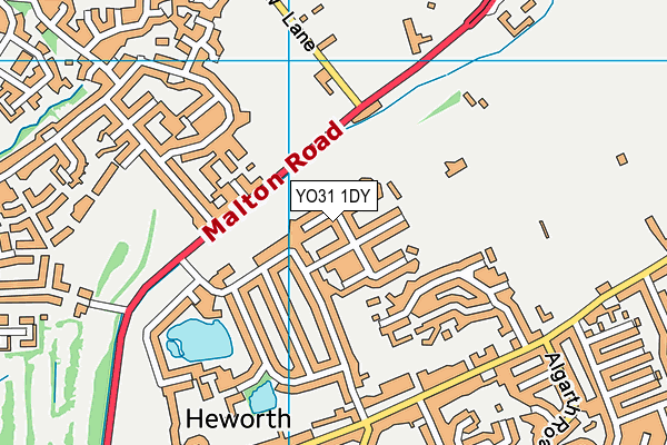 YO31 1DY map - OS VectorMap District (Ordnance Survey)