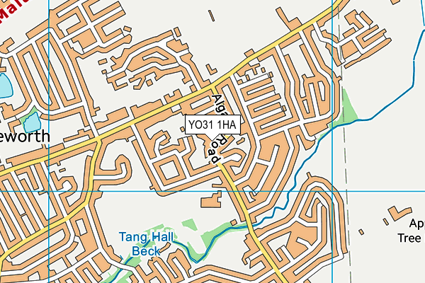 YO31 1HA map - OS VectorMap District (Ordnance Survey)