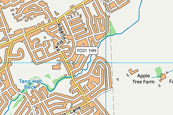 YO31 1HH map - OS VectorMap District (Ordnance Survey)