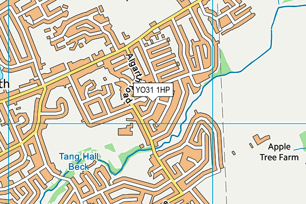 YO31 1HP map - OS VectorMap District (Ordnance Survey)