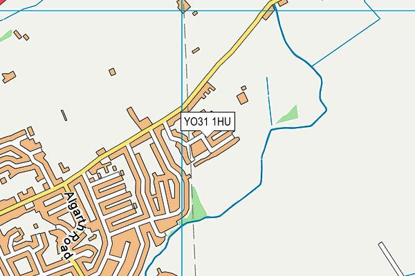 YO31 1HU map - OS VectorMap District (Ordnance Survey)