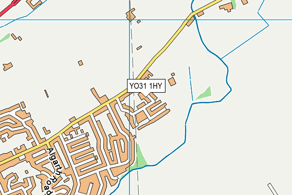 YO31 1HY map - OS VectorMap District (Ordnance Survey)