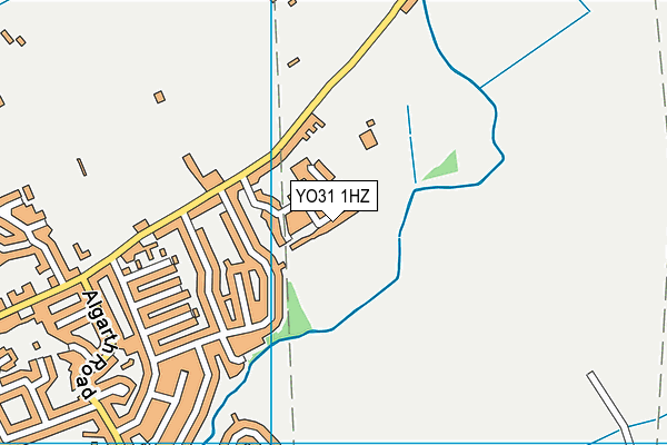 YO31 1HZ map - OS VectorMap District (Ordnance Survey)