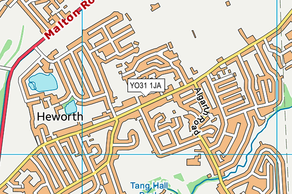 YO31 1JA map - OS VectorMap District (Ordnance Survey)