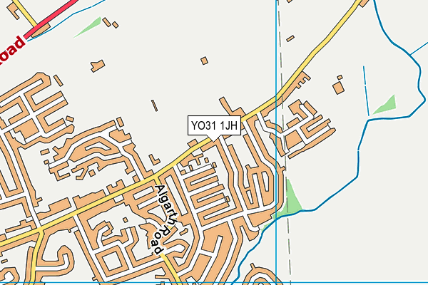 YO31 1JH map - OS VectorMap District (Ordnance Survey)