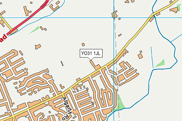 YO31 1JL map - OS VectorMap District (Ordnance Survey)