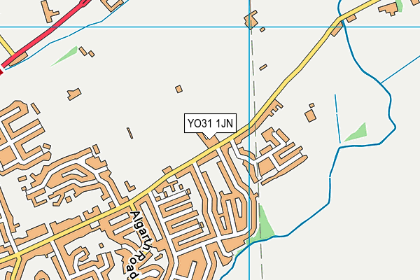 YO31 1JN map - OS VectorMap District (Ordnance Survey)