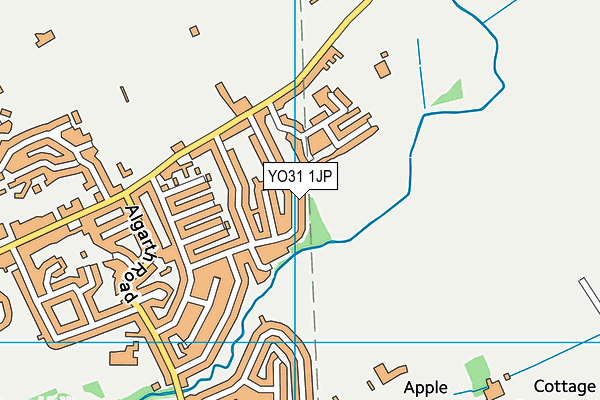 YO31 1JP map - OS VectorMap District (Ordnance Survey)