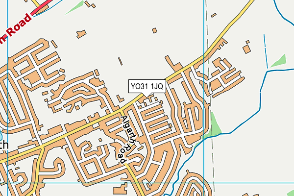 YO31 1JQ map - OS VectorMap District (Ordnance Survey)