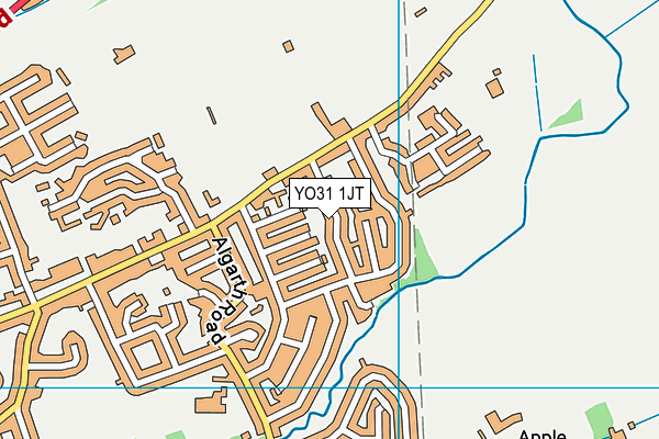 YO31 1JT map - OS VectorMap District (Ordnance Survey)