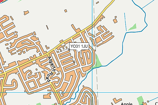 YO31 1JU map - OS VectorMap District (Ordnance Survey)