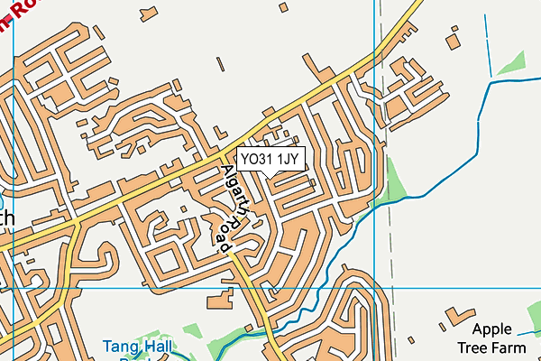 YO31 1JY map - OS VectorMap District (Ordnance Survey)