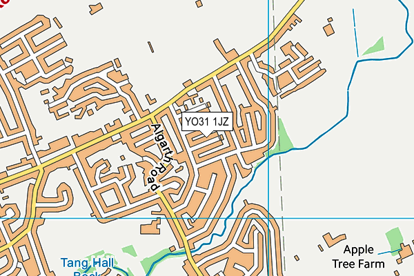 YO31 1JZ map - OS VectorMap District (Ordnance Survey)