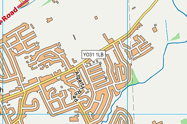 YO31 1LB map - OS VectorMap District (Ordnance Survey)