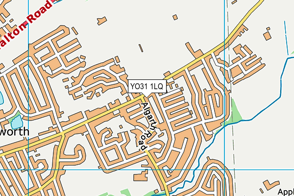 YO31 1LQ map - OS VectorMap District (Ordnance Survey)