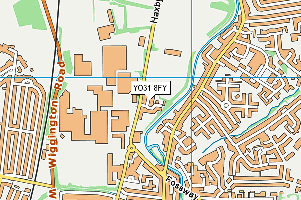 YO31 8FY map - OS VectorMap District (Ordnance Survey)