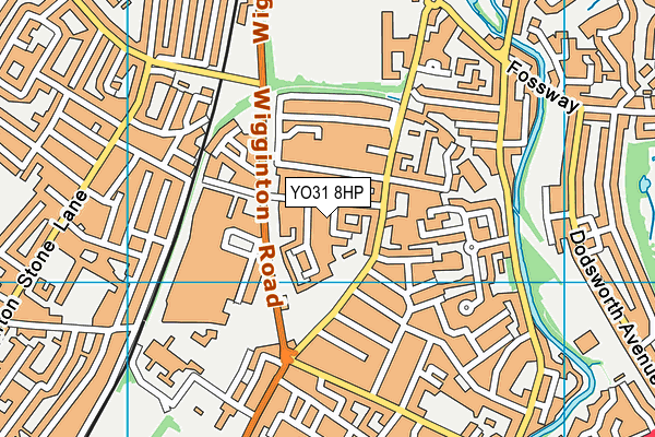 YO31 8HP map - OS VectorMap District (Ordnance Survey)