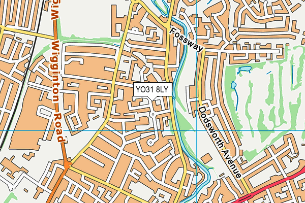 YO31 8LY map - OS VectorMap District (Ordnance Survey)