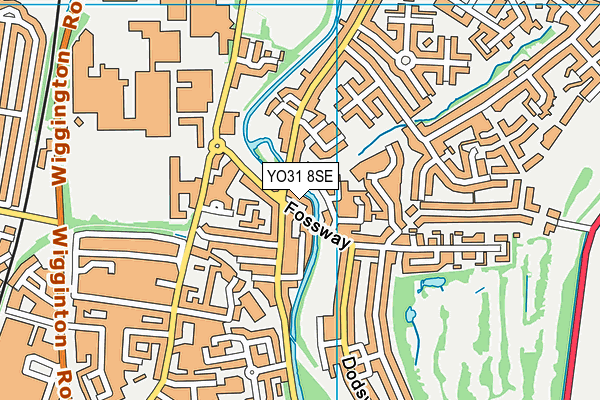 YO31 8SE map - OS VectorMap District (Ordnance Survey)