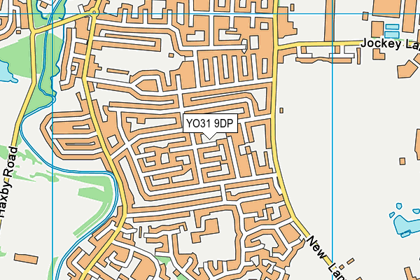 YO31 9DP map - OS VectorMap District (Ordnance Survey)