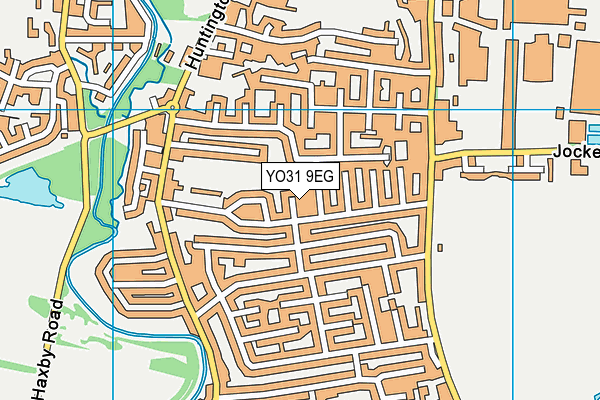 YO31 9EG map - OS VectorMap District (Ordnance Survey)