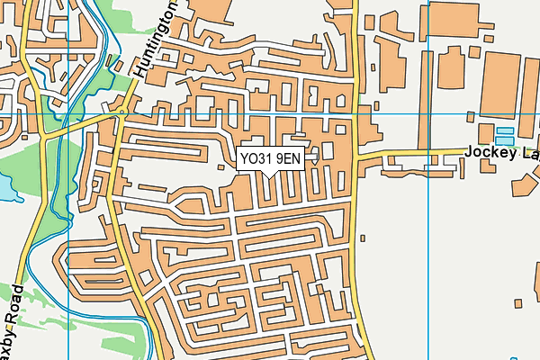 YO31 9EN map - OS VectorMap District (Ordnance Survey)