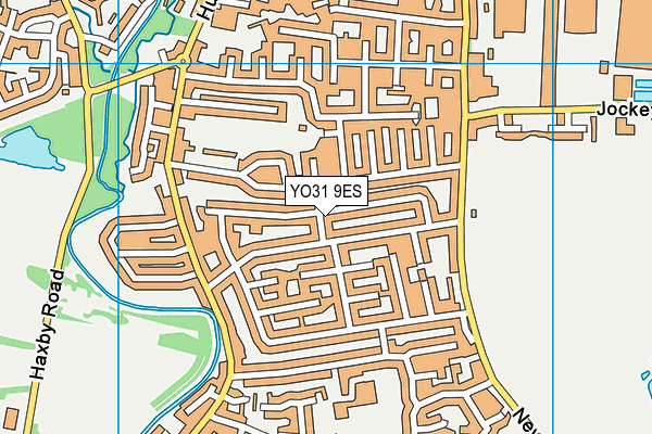 YO31 9ES map - OS VectorMap District (Ordnance Survey)