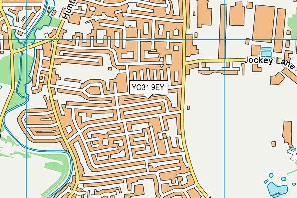 YO31 9EY map - OS VectorMap District (Ordnance Survey)