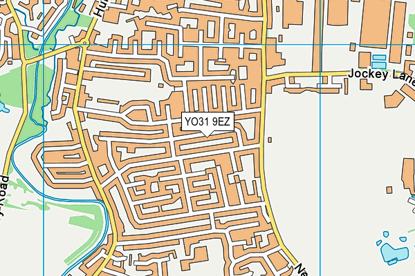 YO31 9EZ map - OS VectorMap District (Ordnance Survey)