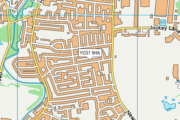 YO31 9HA map - OS VectorMap District (Ordnance Survey)