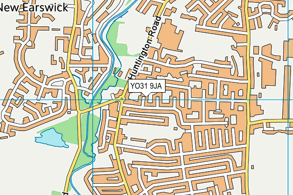 YO31 9JA map - OS VectorMap District (Ordnance Survey)