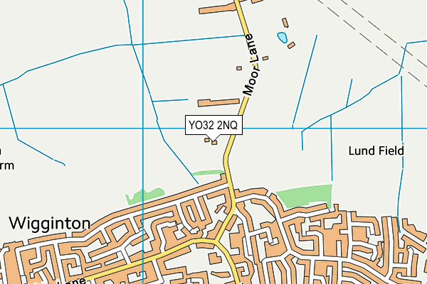 YO32 2NQ map - OS VectorMap District (Ordnance Survey)