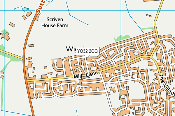 YO32 2QQ map - OS VectorMap District (Ordnance Survey)