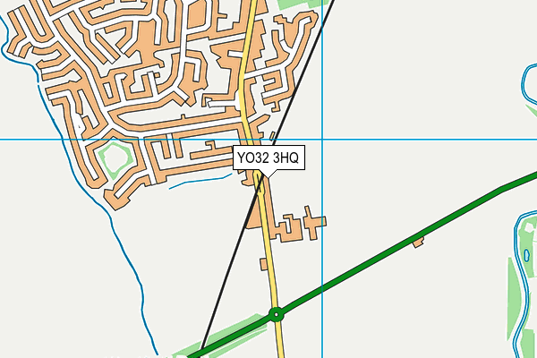 YO32 3HQ map - OS VectorMap District (Ordnance Survey)