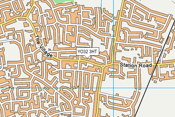 YO32 3HT map - OS VectorMap District (Ordnance Survey)