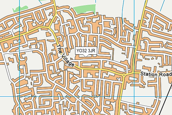 YO32 3JR map - OS VectorMap District (Ordnance Survey)