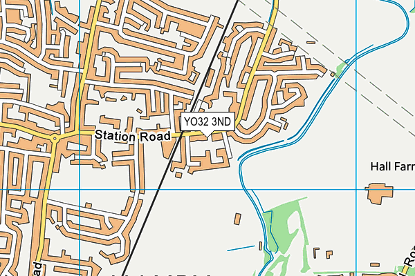 YO32 3ND map - OS VectorMap District (Ordnance Survey)