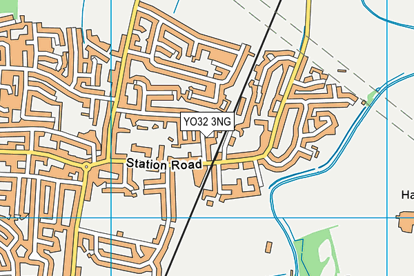 YO32 3NG map - OS VectorMap District (Ordnance Survey)