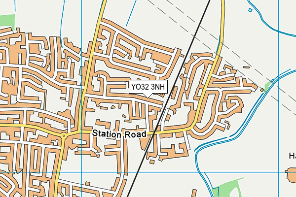 YO32 3NH map - OS VectorMap District (Ordnance Survey)