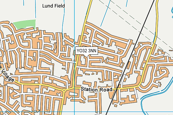 YO32 3NN map - OS VectorMap District (Ordnance Survey)