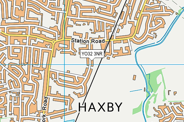 YO32 3NR map - OS VectorMap District (Ordnance Survey)