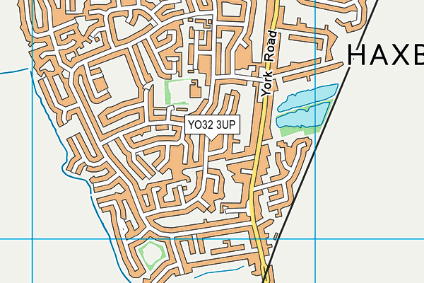 YO32 3UP map - OS VectorMap District (Ordnance Survey)