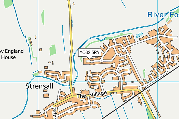 YO32 5PA map - OS VectorMap District (Ordnance Survey)