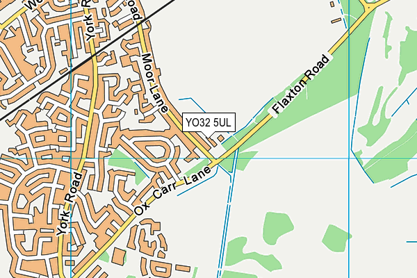 YO32 5UL map - OS VectorMap District (Ordnance Survey)