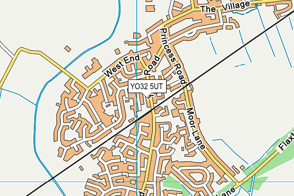 YO32 5UT map - OS VectorMap District (Ordnance Survey)
