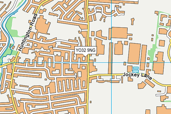 YO32 9NG map - OS VectorMap District (Ordnance Survey)