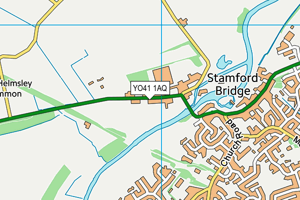 Map of STAMFORD BRIDGE MOTORS LTD at district scale