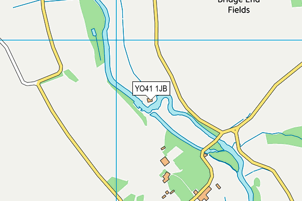YO41 1JB map - OS VectorMap District (Ordnance Survey)
