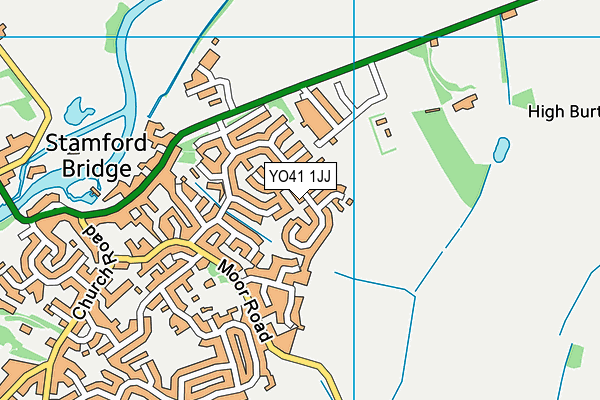 YO41 1JJ map - OS VectorMap District (Ordnance Survey)