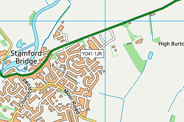 YO41 1JR map - OS VectorMap District (Ordnance Survey)
